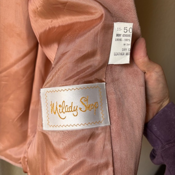 Avanti Genuine Pig Suede Jacket Size M - Picture 5 of 6